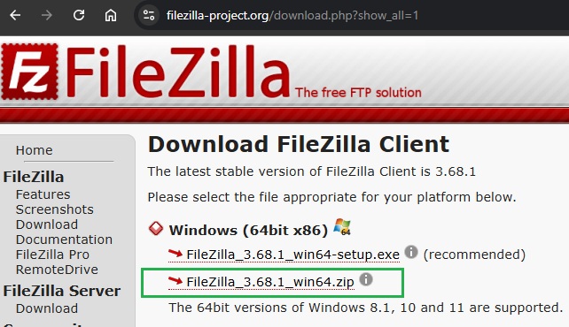 Filezilla Download